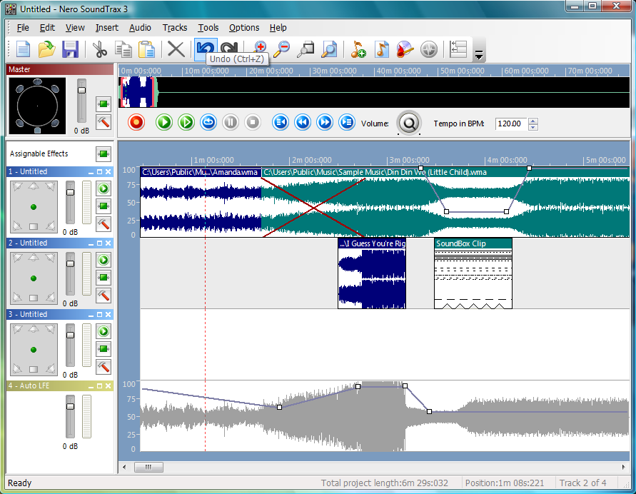 Multi-track audio editing and mixing. Digitize your analog music collection.
