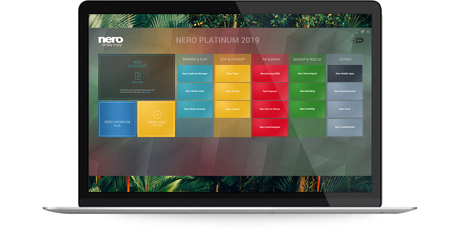 Nero 2019 Platinum Suite - Launcher